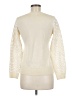 Calvin Klein Metallic Ivory Pullover Sweater Size M - photo 2