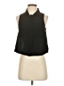 Theory Black Sleeveless Button-Down Shirt Size S - photo 1