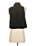Theory Black Sleeveless Button-Down Shirt Size S - photo 2