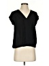 Joie 100% Silk Black Short Sleeve Silk Top Size XS - photo 1