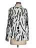 Fashion Nova Animal Print Silver Long Sleeve Blouse Size S - photo 1
