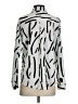 Fashion Nova Animal Print Silver Long Sleeve Blouse Size S - photo 2