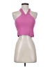 Sincerely Jules 100% Nylon Pink Sleeveless Top Size S - photo 1