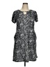 HOTOUCH Animal Print Gray Casual Dress Size XL - photo 1