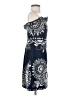 Beth Bowley 100% Cotton Paisley Blue Cocktail Dress Size 2 - photo 4