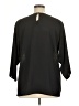 H&M 100% Polyester Black 3/4 Sleeve Blouse Size 14 - photo 2