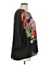 H&M 100% Polyester Black 3/4 Sleeve Blouse Size 14 - photo 4