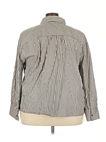 Lane Bryant 3/4 Sleeve Button-Down Shirt (view 2)