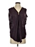 Express Outlet Purple Short Sleeve Blouse Size XS - photo 1