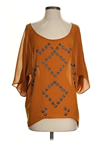 Piko 3/4 Sleeve Blouse (view 1)