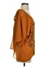 Piko 100% Polyester Orange 3/4 Sleeve Blouse Size S - photo 4