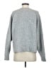 Carly Jean Solid Silver Pullover Sweater Size S - photo 2