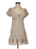 Wild Fable Floral Tan Casual Dress Size S - photo 1