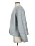 Carly Jean Solid Silver Pullover Sweater Size S - photo 5