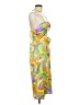 Danielle Bernstein Tropical Yellow Cocktail Dress Size M - photo 4