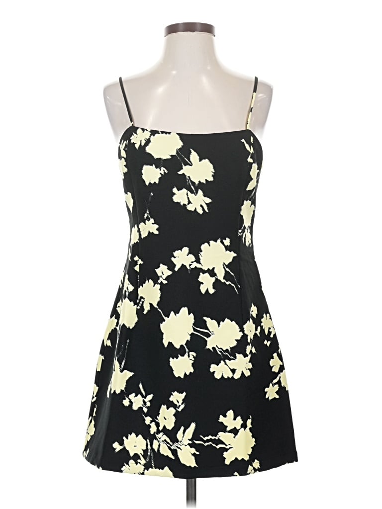 Pre-owned Open Edit Cocktail Dress In Black