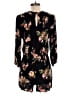 American Rag Cie Floral Black Romper Size M - photo 2