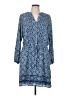 Gap Paisley Blue Casual Dress Size L - photo 1