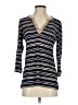 Tory Burch 100% Silk Blue 3/4 Sleeve Silk Top Size S - photo 1