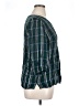 Croft & Barrow 100% Rayon Green 3/4 Sleeve Button-Down Shirt Size 1X - photo 4