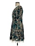 Pink Owl 100% Polyester Paisley Teal Cocktail Dress Size S - photo 5