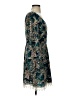 Pink Owl 100% Polyester Paisley Teal Cocktail Dress Size S - photo 4