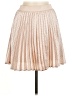 Shinestar 100% Polyester Metallic Ivory Casual Skirt Size M - photo 1
