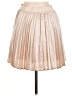 Shinestar 100% Polyester Metallic Ivory Casual Skirt Size M - photo 2