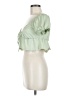 Shein Green Short Sleeve Blouse Size 6 - photo 5