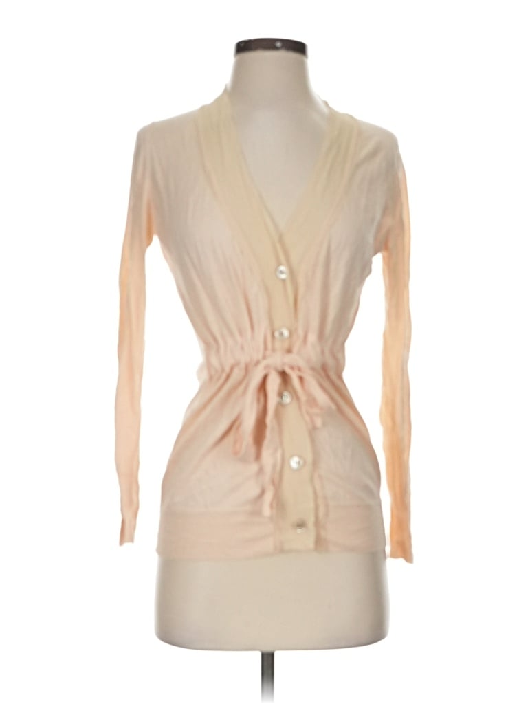 Pre-owned Jcrew Cardigan Sweater In Tan