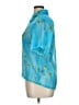 Prianka's Collection 100% Polyester Blue Short Sleeve Blouse Size XL - photo 5