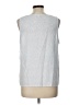 Nine West 100% Polyester Blue Sleeveless Blouse Size L - photo 2
