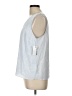 Nine West 100% Polyester Blue Sleeveless Blouse Size L - photo 5