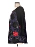 Le Lis Floral Black 3/4 Sleeve Top Size L - photo 5