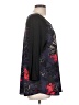 Le Lis Floral Black 3/4 Sleeve Top Size L - photo 4