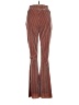Shein 100% Polyester Stripes Brown Casual Pants Size 4 - photo 2