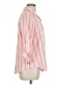 BCX Stripes Orange 3/4 Sleeve Button-Down Shirt Size L - photo 4