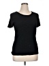 Croft & Barrow Black Short Sleeve Top Size XL - photo 1