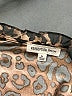 Perseption Concept Animal Print Brown Long Sleeve Blouse Size L - photo 7