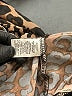 Perseption Concept Animal Print Brown Long Sleeve Blouse Size L - photo 8