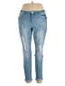Hot Kiss Solid Blue Jeans Size 16 - photo 1