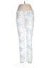 American Eagle Outfitters Print White Jeans Size 6 - photo 1