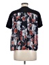The Kooples Blue Black Short Sleeve Top Size Med (2) - photo 2