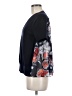 The Kooples Blue Black Short Sleeve Top Size Med (2) - photo 5
