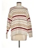 American Eagle Outfitters Chevron-herringbone Ivory Pullover Sweater Size M - photo 1