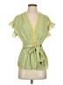 Max Studio 100% Polyester Yellow Kimono Size S - photo 1