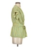 Max Studio 100% Polyester Yellow Kimono Size S - photo 4