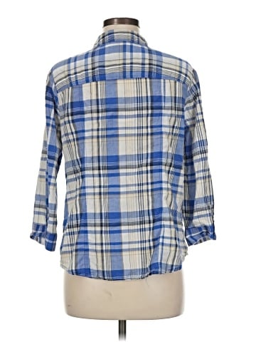 St. John's Bay 3/4 Sleeve Button-Down Shirt (view 2)