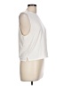 Gap Fit Solid Ivory Sleeveless T-Shirt Size L (tall) - photo 4