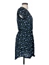 Kimchi Blue 100% Polyester Hearts Blue Casual Dress Size S - photo 4